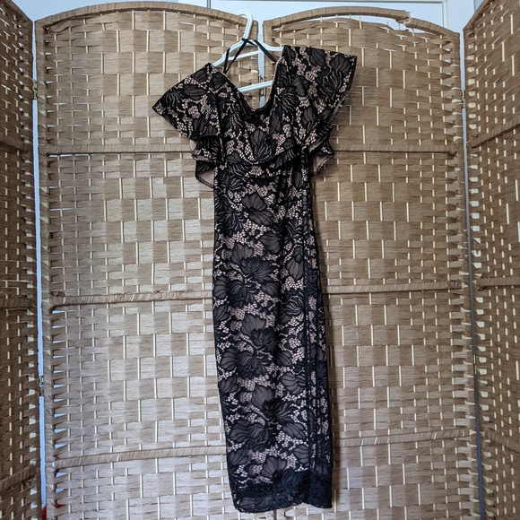 🌺Moving Sale!🪴 Le Chateau Lace Bodycon Dress - Picture 1 of 5